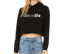 Load image into Gallery viewer, Dance Is Life Crop Hoodie

