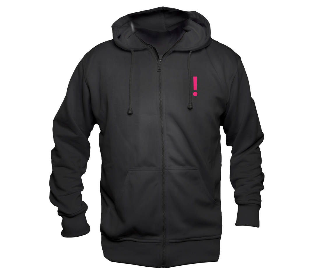 Dance Is Life Exclamation Zip Up Hoodie